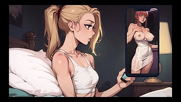 My New Girlfriend [ TABOO Hentai Game ] Ep.4 STEPSIS offering NUDES and twerking for her STEPBRO !