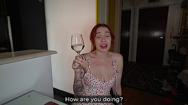 Stepmother Surprises Stepson with a Sensual Anal Birthday Adventure! A special treat awaits as she bakes a creamy cake with a naughty twist.