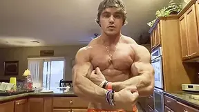 Flexing In Kitchen Hunk Guy Flex