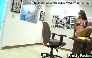 Nurse girl comes in for facial vivian versace 1 2.2