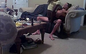 Black Tranny Barebacked by Tall White Guy
