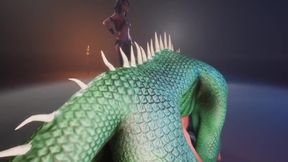 Corbac Scalie Fucked Raw Loud Moaning Gay Twink Cumshot 3D Animation