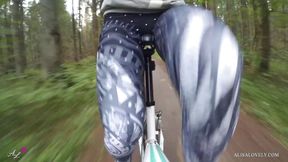 Blowjob for my BF in bike park POV