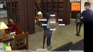 The Sims 4: Hot sex in the library with the eldest