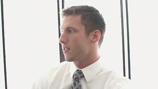 Muslcy mormon barebacked