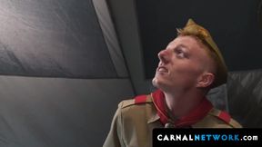 Richie West begged for more anal fuck as the DILF rapidly and harshly slid his tongue