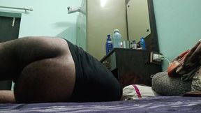 Indian desi police officer get rest and masterbation