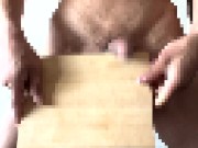 Masturbation on a chopping board