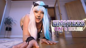Giantess Neko Girl Hunts Her Prey