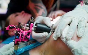 Tattooed Couple Fuck with Big Cocks Merry Gets Inked Foursome