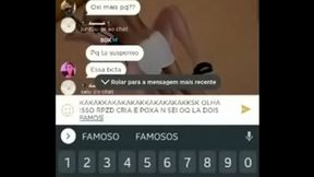 cria.vu e poxa .nega fudendo, flagados ao vivo