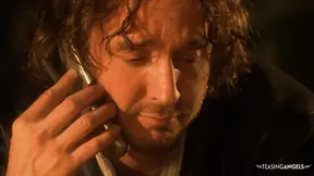 Housewife with blonde hair gets eaten out and fucked in the kitchen