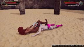 Imperatrice VS Gertrude G (Naked Fighter 3D)