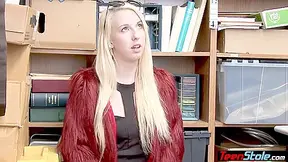 Rich Blonde Teen 18+ Thief Can Not Avoid The Punishment - Darcie Belle