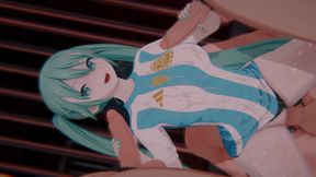 [3d Hentai] - Hatsune Miku (argentina) World Cup 2026 Final Penalty (bound Argentina Supporter & POV Sandwich DP) (4k/60fps) |