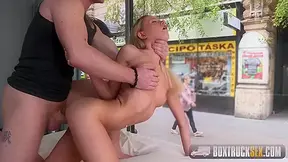 Hot Kiara Lord giving blowjob to a model agent