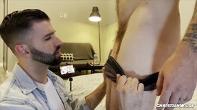 ChristianWilde: Nick Charms Eagerly Licks And Worships Every Inch Of Christian Wildes Feet