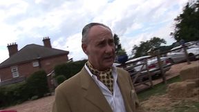 She smeared her eye makeup during the blowjob, and the brunette got her tit covered in cake!