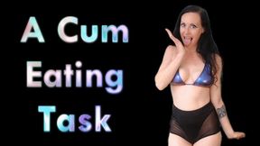 A Cum Eating Task 2