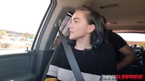 Milky White Kinky Amateur Gisele Gets A Chocolate Hard Cock!