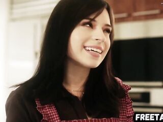 Why Is My Large Cock Stepdad In My Daybed?? - Aria Valencia