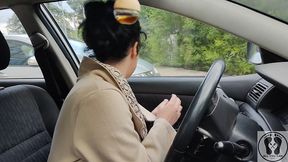 frustrated woman desperation car problems pe dal pump fetish
