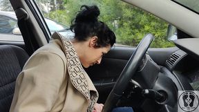 frustrated woman desperation car problems pe dal pump fetish