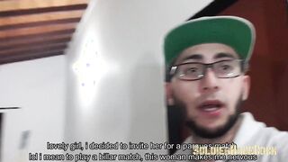 Mariana Martix makes a bet with her friend Soldier and