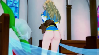 Zelda fingers herself in the Temple of Time. Will she find the Triforce of Wisdom?!