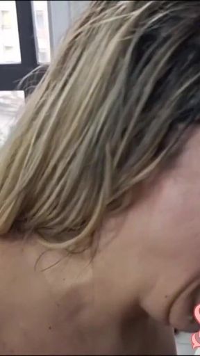 Suzie Slut Esposa No Cio so Esperando O Marido Sair Do Banho Pra Fuder Cuzinho Dela E Gozar Bem Gostoso