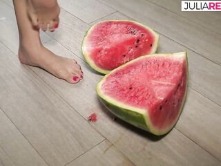 That babe kicks the bowler hat and plays with your large breasts