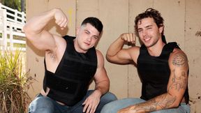Nextdoor Buddies - Outdoorsy Hotties Carter Woods & Collin Simpson Fuck Wildly
