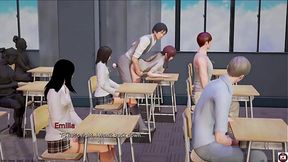 Big-Cocked Gamer Gets Publicly Plowed by Top-heavy Babe in H-Game