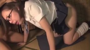Asian Cutie Cums Hard in Public, Bandaged Babe&#039;s BDSM Bliss
