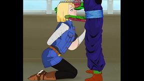 Android 18 Dragon Ball Z Hentai – Anime Babe Fucks With Intense Passion
