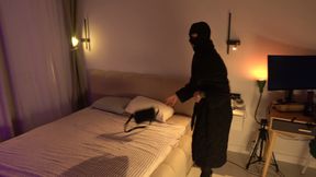 she wanted to steal the safe, but I neutralized it with my penis!fucked the naughty girl hard