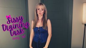 Sissy training task May 26