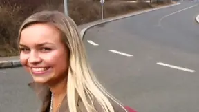 Exotic Czech Blonde Sluts It Out With Rough Public Sex Adventure
