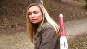 Exotic Czech Blonde Sluts It Out With Rough Public Sex Adventure