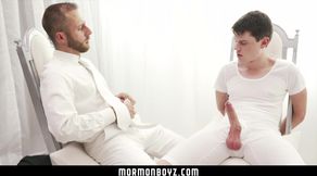 MormonBoyz - Aged Priest Jacks Jumpy Youthfull Mormon Guy