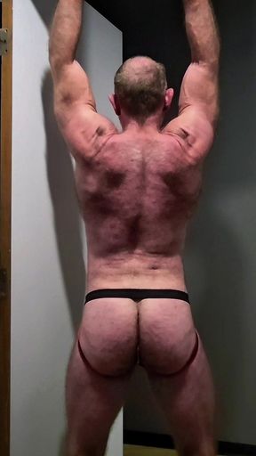 Muscle in Jockstrap