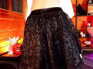 Cosplay Halloween Catrina so slutty that babe wets herself & squirts to climax (TRAILER "THE CATRINA SHOW")