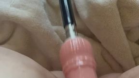 fucked my pussy with fuck machine