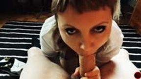 Sloppy Blowjob looking into your eyes