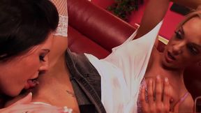 Exotic pornstars Louise Davis, Antonia Deona and Samantha Bentley in amazing masturbation, brazilian adult clip