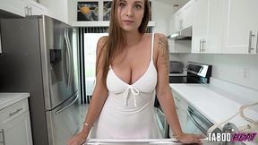 Busty stepmom Kenzie Love teaches to fuck the best way - POV Adult Time