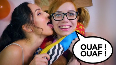 Lilu Moon & Lola Y. get their Ass Fucked Hard during a very Hot Threesome