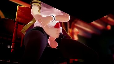 【MM3077】Short Hair Girl Futa Challenge