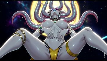 My alien girlfriend sexy pose (AI animation)