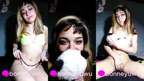 bonneyuwu - 5:57 peluche besos y masturbacion